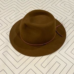 Brixton Brown Wool Hat